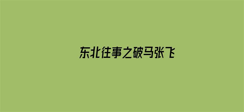 东北往事之破马张飞