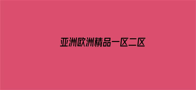 >亚洲欧洲精品一区二区三区波多野横幅海报图